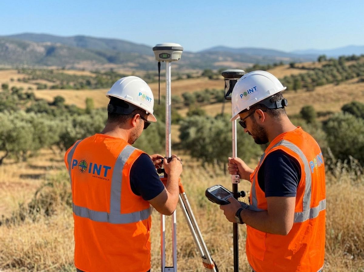 Point Harita saha ekibi GNSS ölçümü